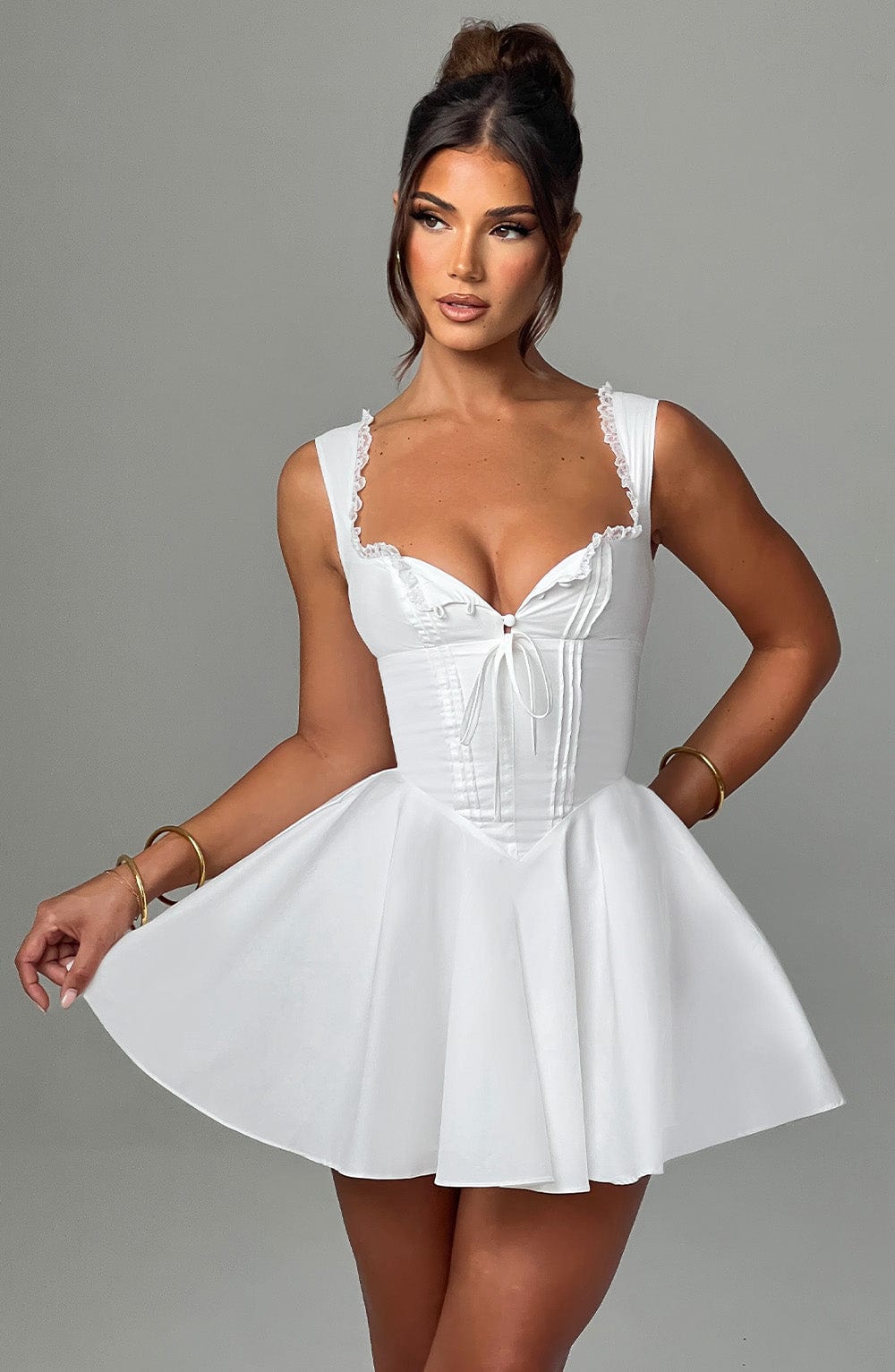 ANTONELLA MINI DRESS - IVORY