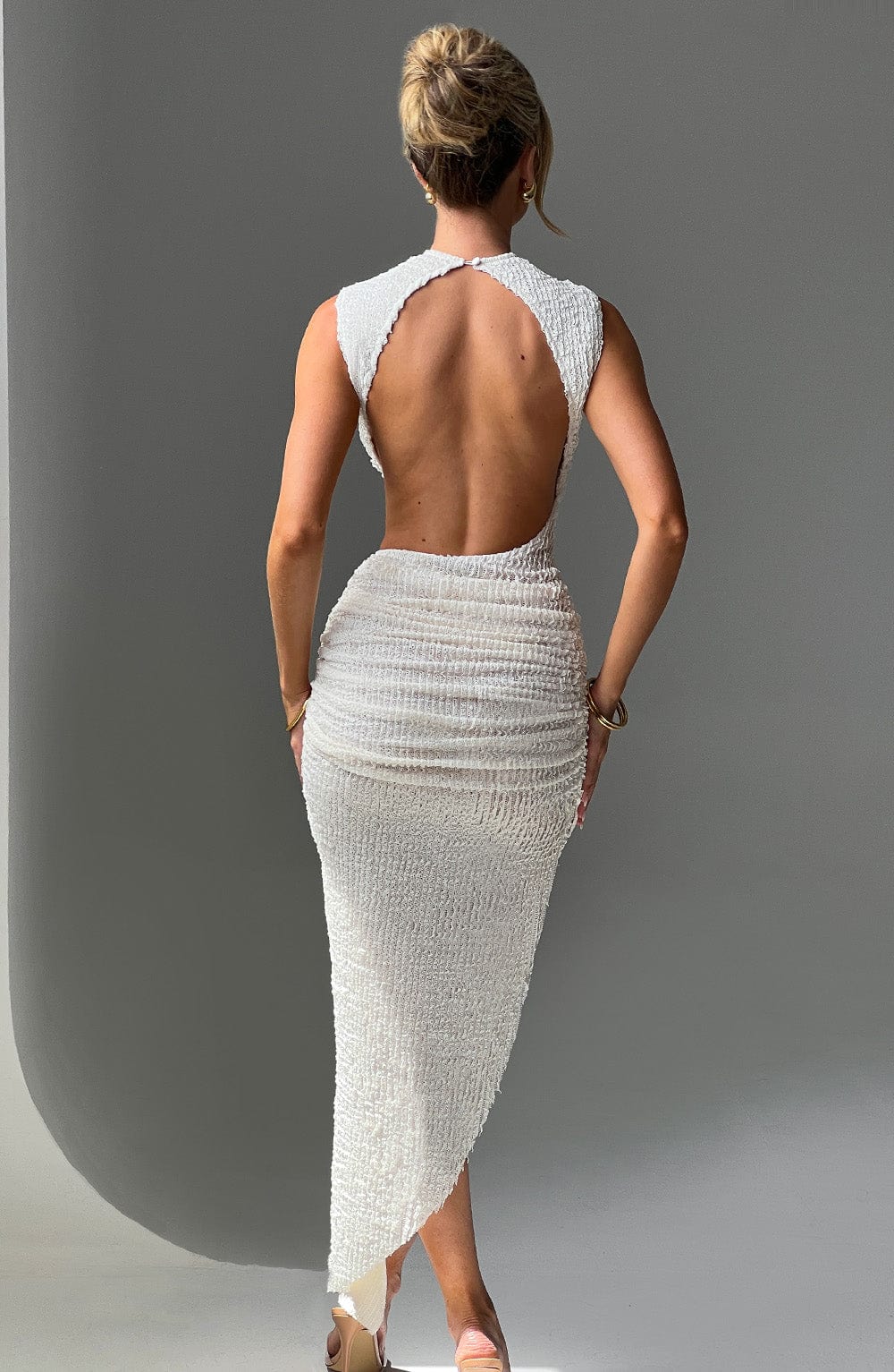 APHRODITE MIDI DRESS - IVORY