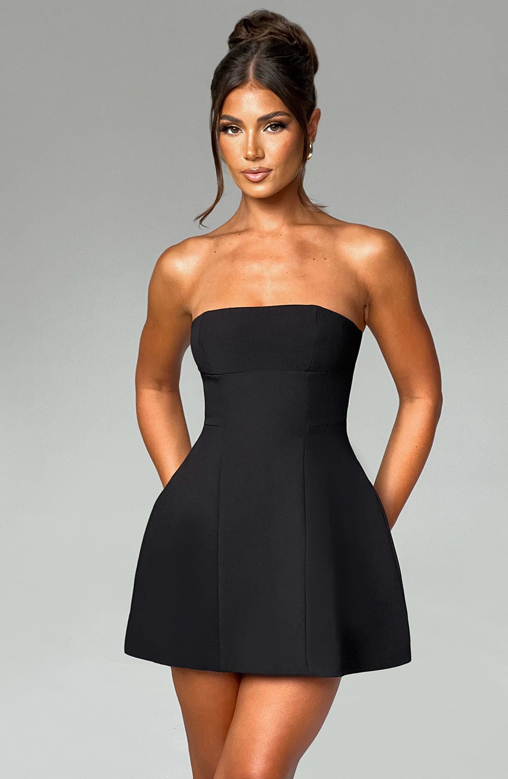 ASHA MINI DRESS - BLACK