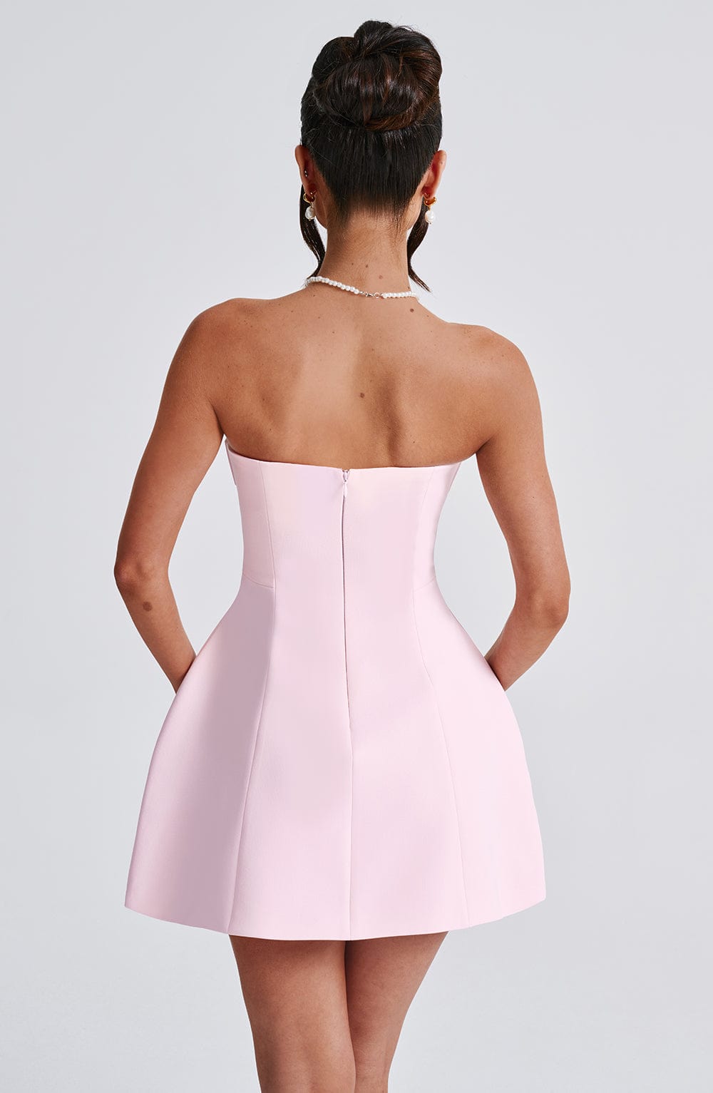 ASHA MINI DRESS - BLUSH