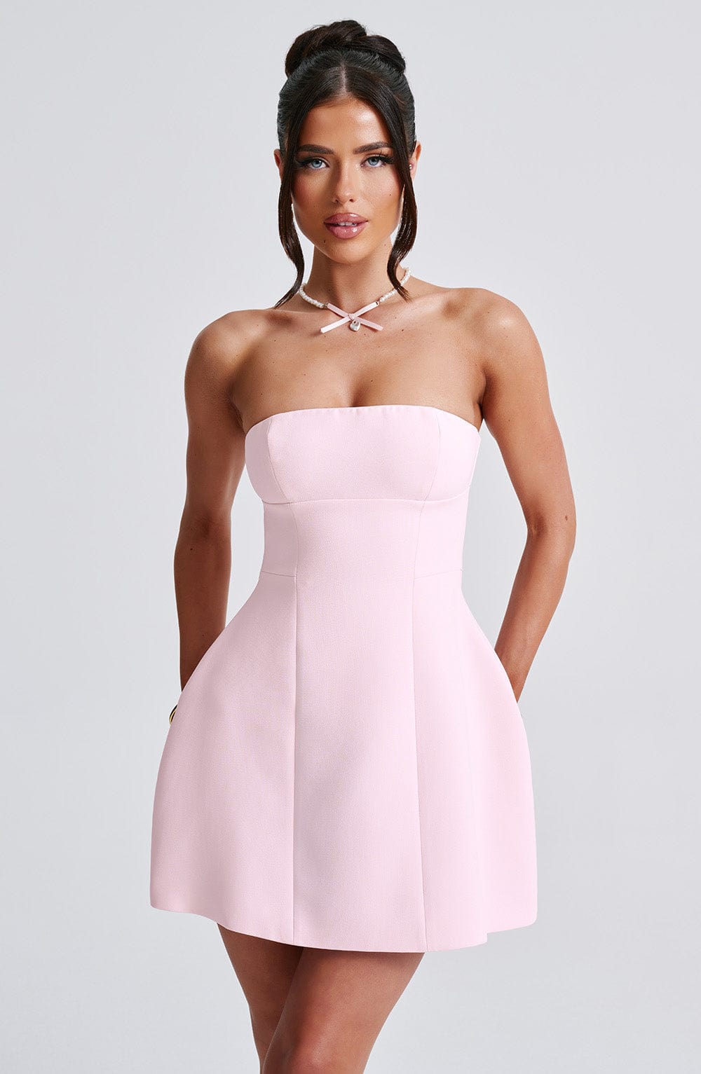 ASHA MINI DRESS - BLUSH