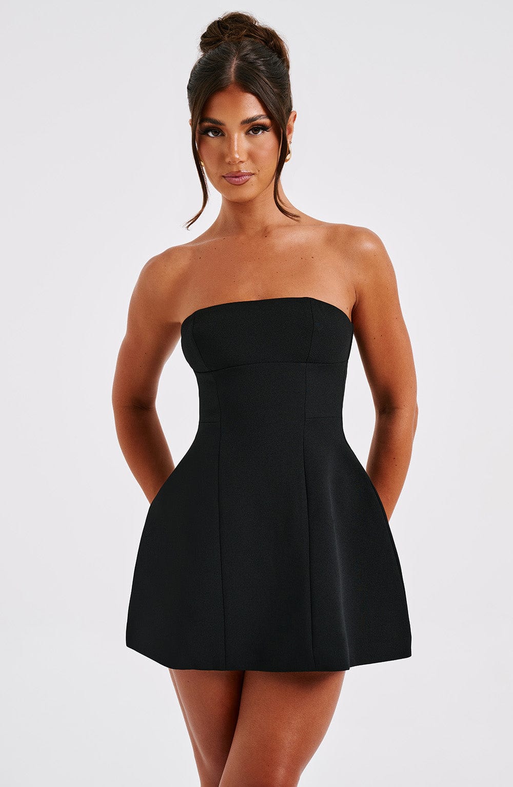 ASHA MINI DRESS - BLACK