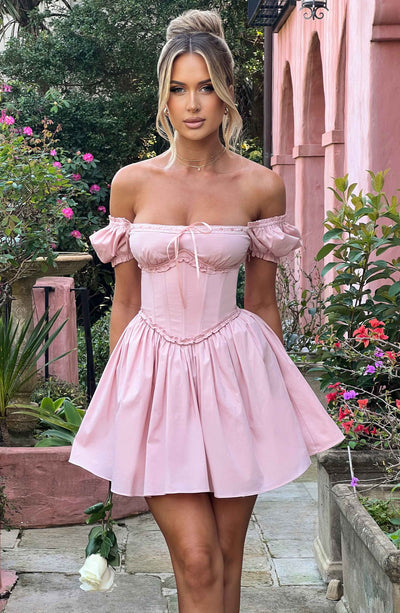 PENELOPE MINI DRESS - BLUSH