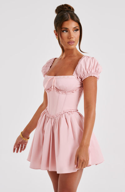 PENELOPE MINI DRESS - BLUSH