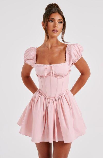 PENELOPE MINI DRESS - BLUSH