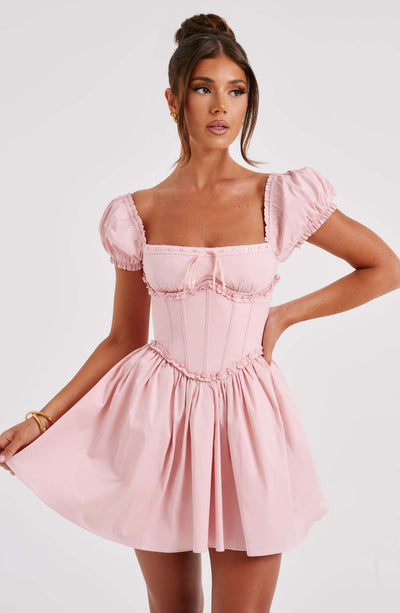 PENELOPE MINI DRESS - BLUSH