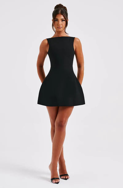 Amara Mini Dress - Black