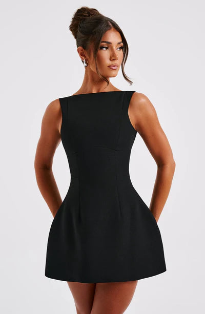 Amara Mini Dress - Black