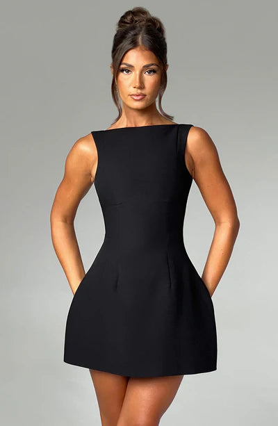 Amara Mini Dress - Black