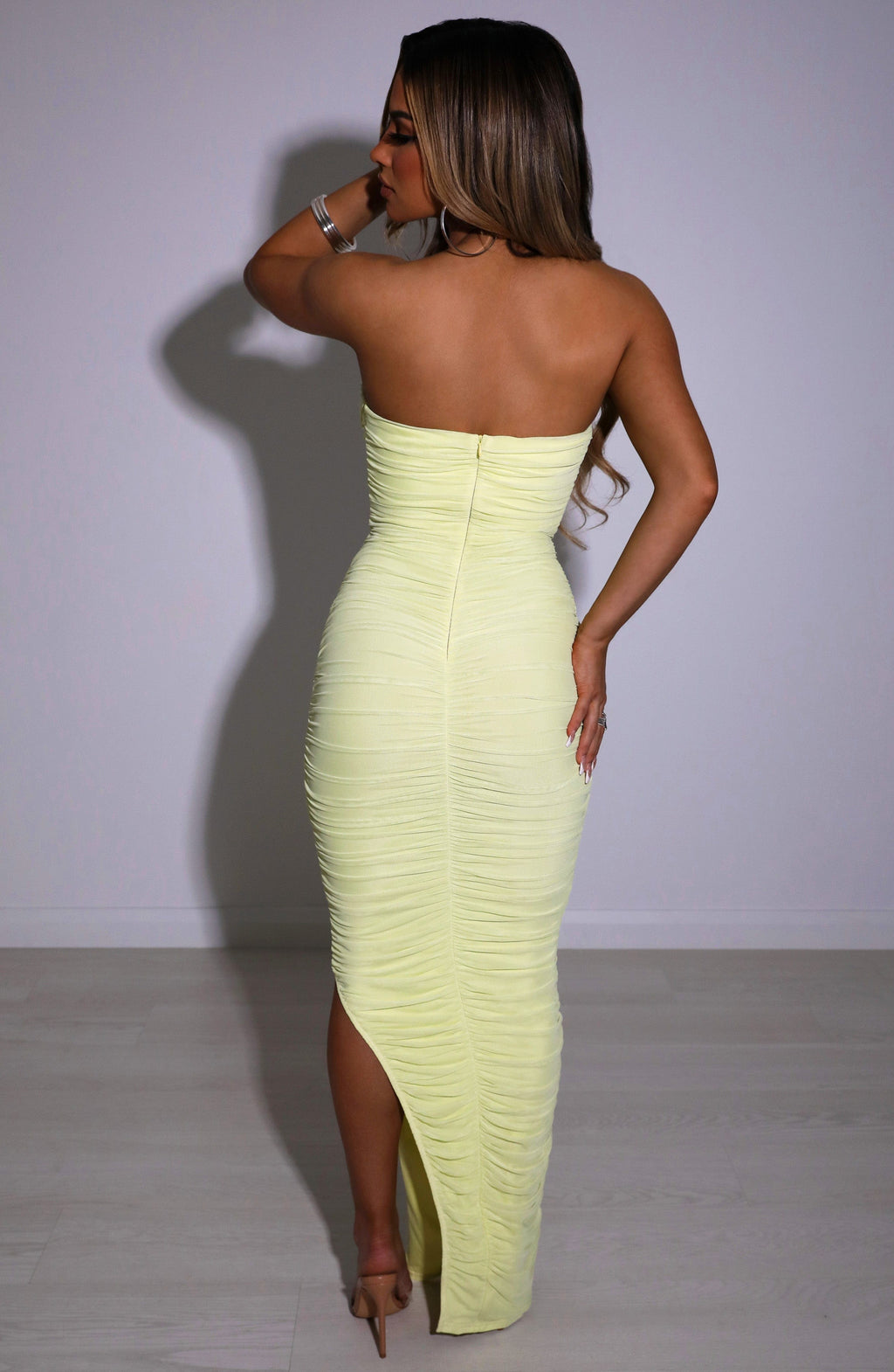 DEMI MAXI DRESS - LIME