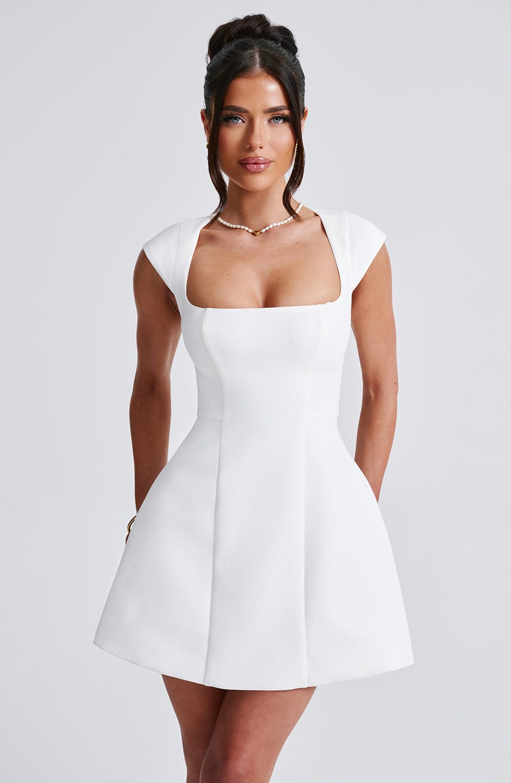 LENA MINI DRESS - IVORY