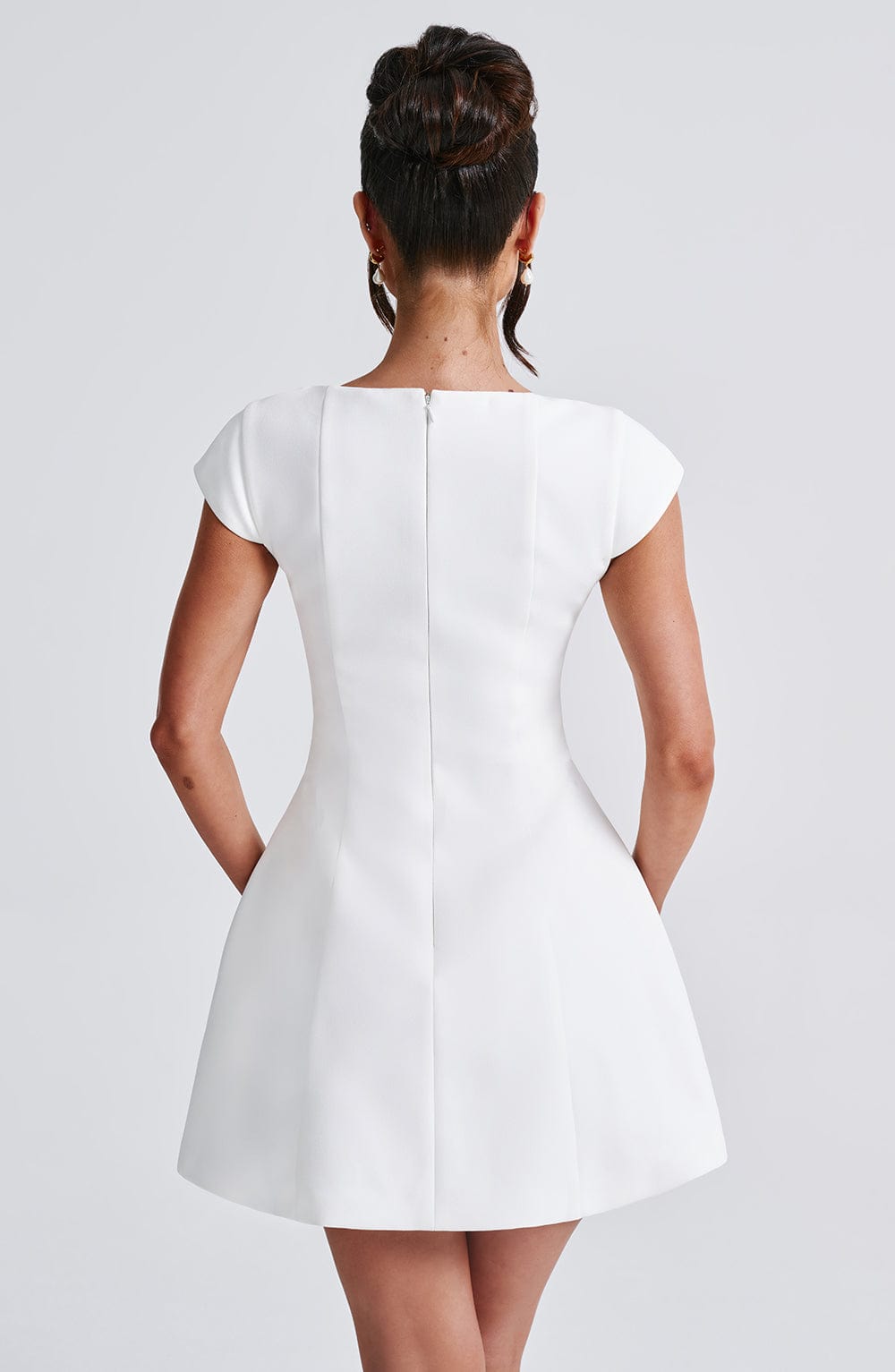 LENA MINI DRESS - IVORY